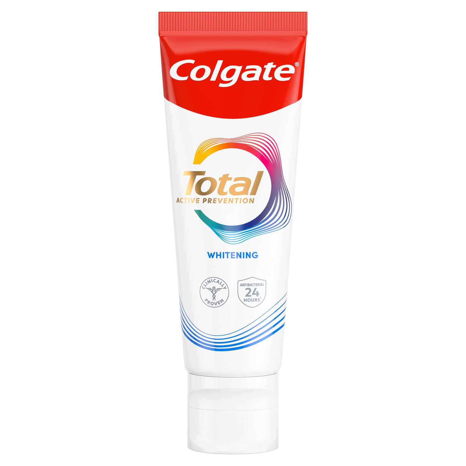 Colgate Total Whitening multiochronna pasta do zębów z fluorem, miętowa