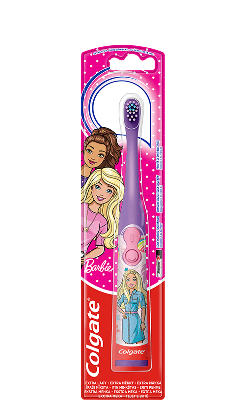 Colgate® Barbie soniczna szczoteczka do zębów dla dzieci 3+ na baterie SOFT