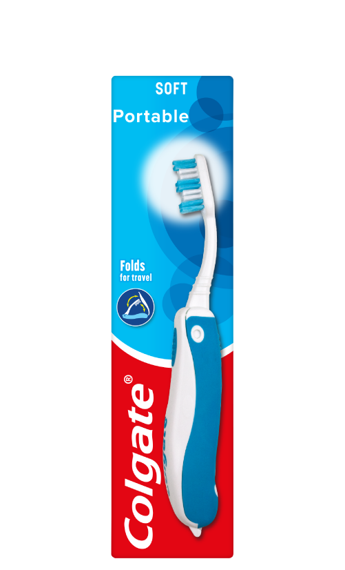 Colgate® Portable / Travel szczoteczka do zębów składana SOFT miękka