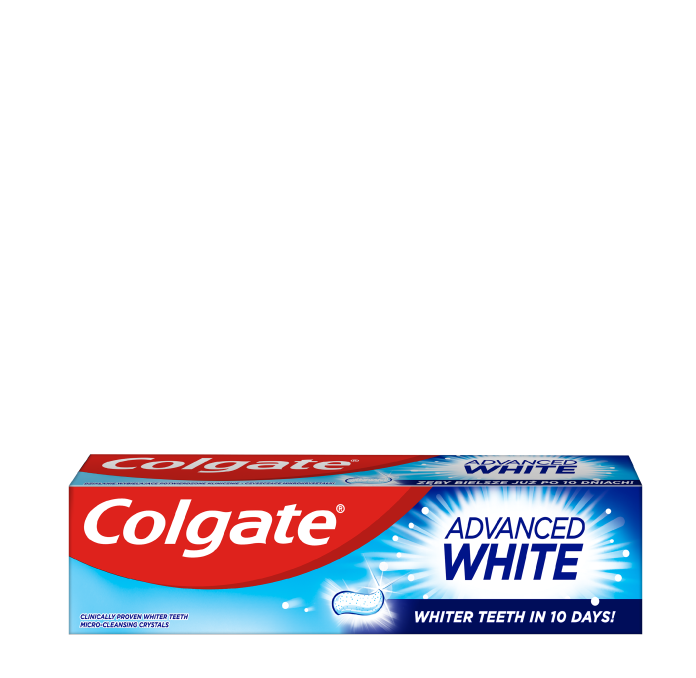 Colgate<sup>®</sup> Advanced White wybielająca pasta do zębów z fluorem 100 ml