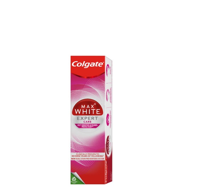 Colgate® Max White Expert Care Pasta do zębów z profesjonalnym składnikiem wybielającym 75 ml