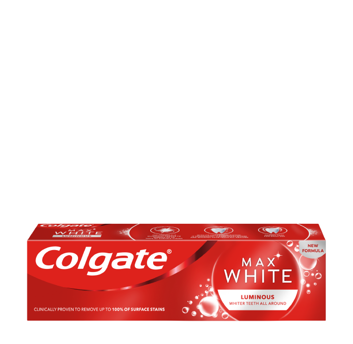 Colgate® Max White Luminous Wybielająca pasta do zebów z fluorem 75 ml