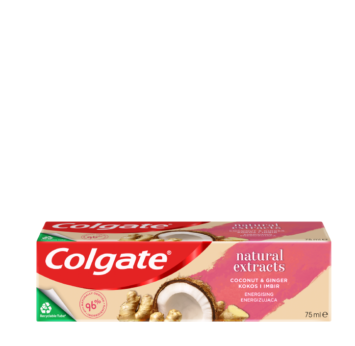Colgate® Natural Extracts Coconut & Ginger Pasta do zębów 75 ml