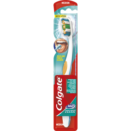 Szczoteczka Do Zębów Colgate 360° Whole Mouth Clean Średnia