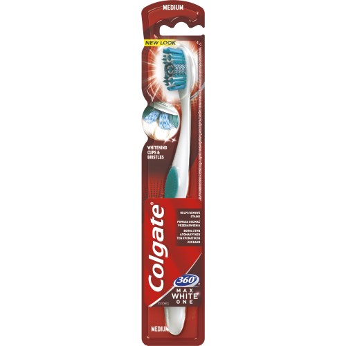 Szczoteczka Do Zębów Colgate 360° Max White One Średnia