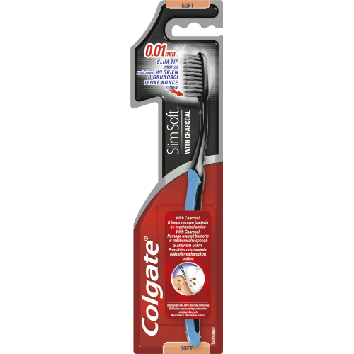 Szczoteczka Do Zębów Colgate Slim Soft Charcoal