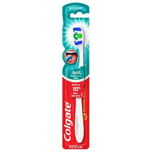 Szczoteczka Do Zębów Colgate 360° Whole Mouth Clean Średnia