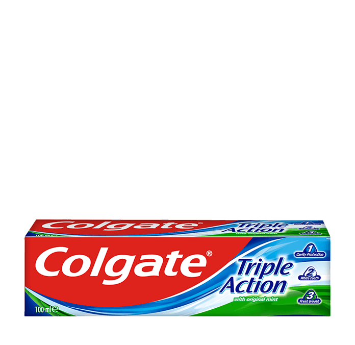 Colgate® Triple Action Original Mint Pasta do zębów 100 ml