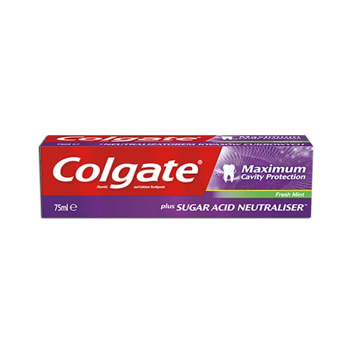 Pasta Z Zawartością Fluoru I Wapnia Colgate Maximum Cavity Protection Fresh Mint 75 Ml